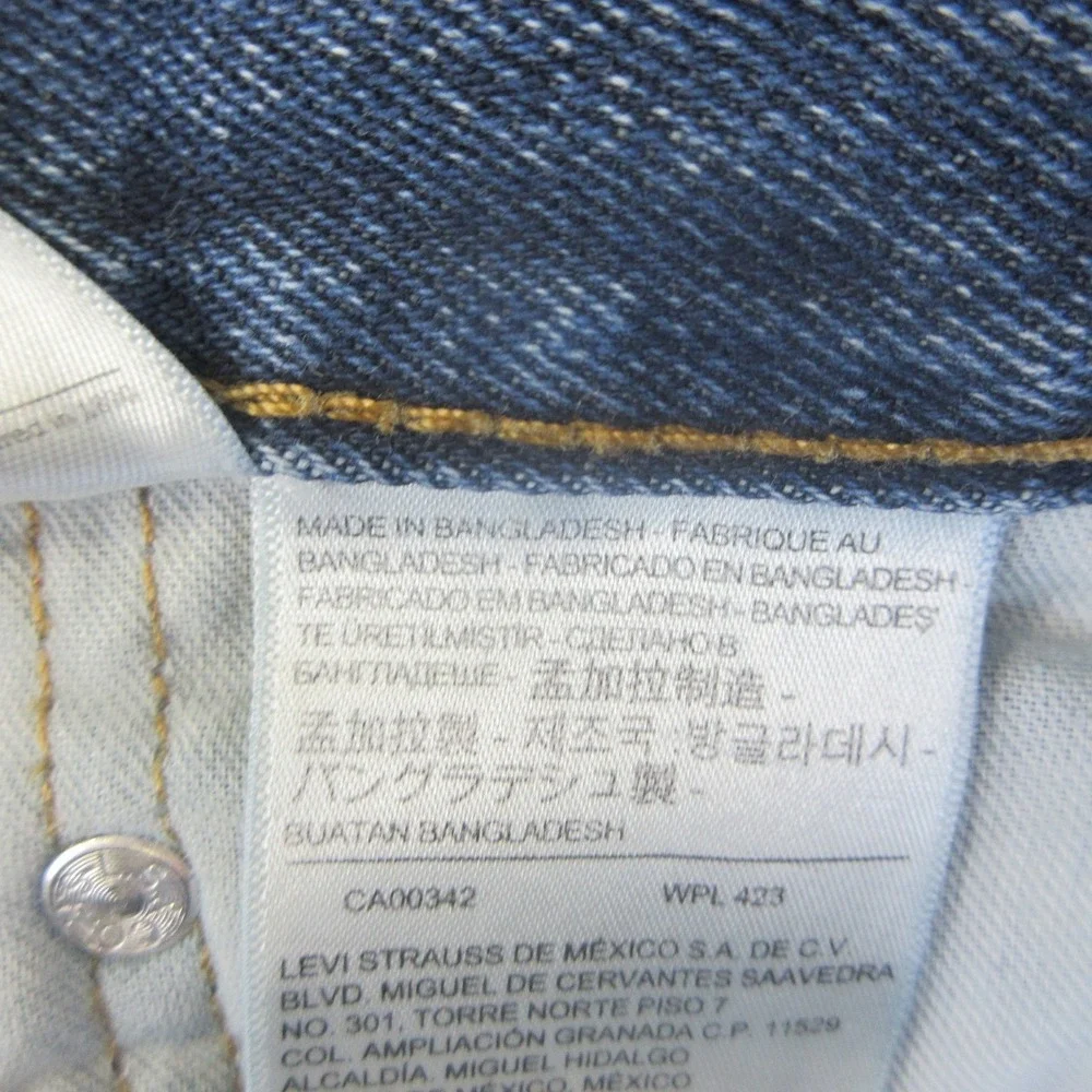 Levi's 517 Bootcut Jeans Mens 38x29 (Actual 36x28) Blue Denim Medium 100% Cotton